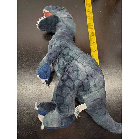 Jurassic World Plush Tyrannosaurus Rex Dinosaur Toy Blue & Gray 12 Inches - Picture 11 of 11